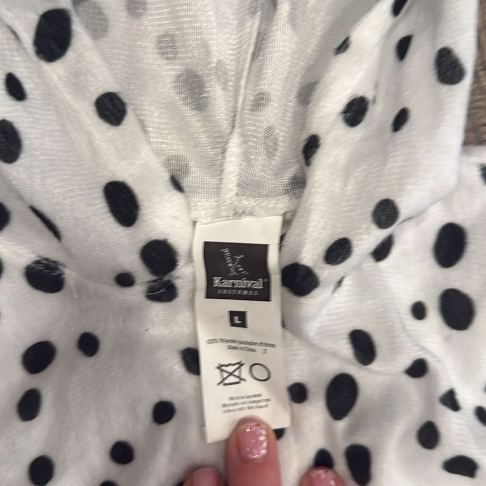 Dalmatian Costume - 7/8 Black and White excellent condition